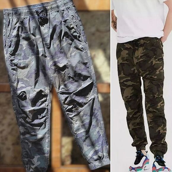 AE Camo Green Flex Khaki Jogger - Picture 1 of 16
